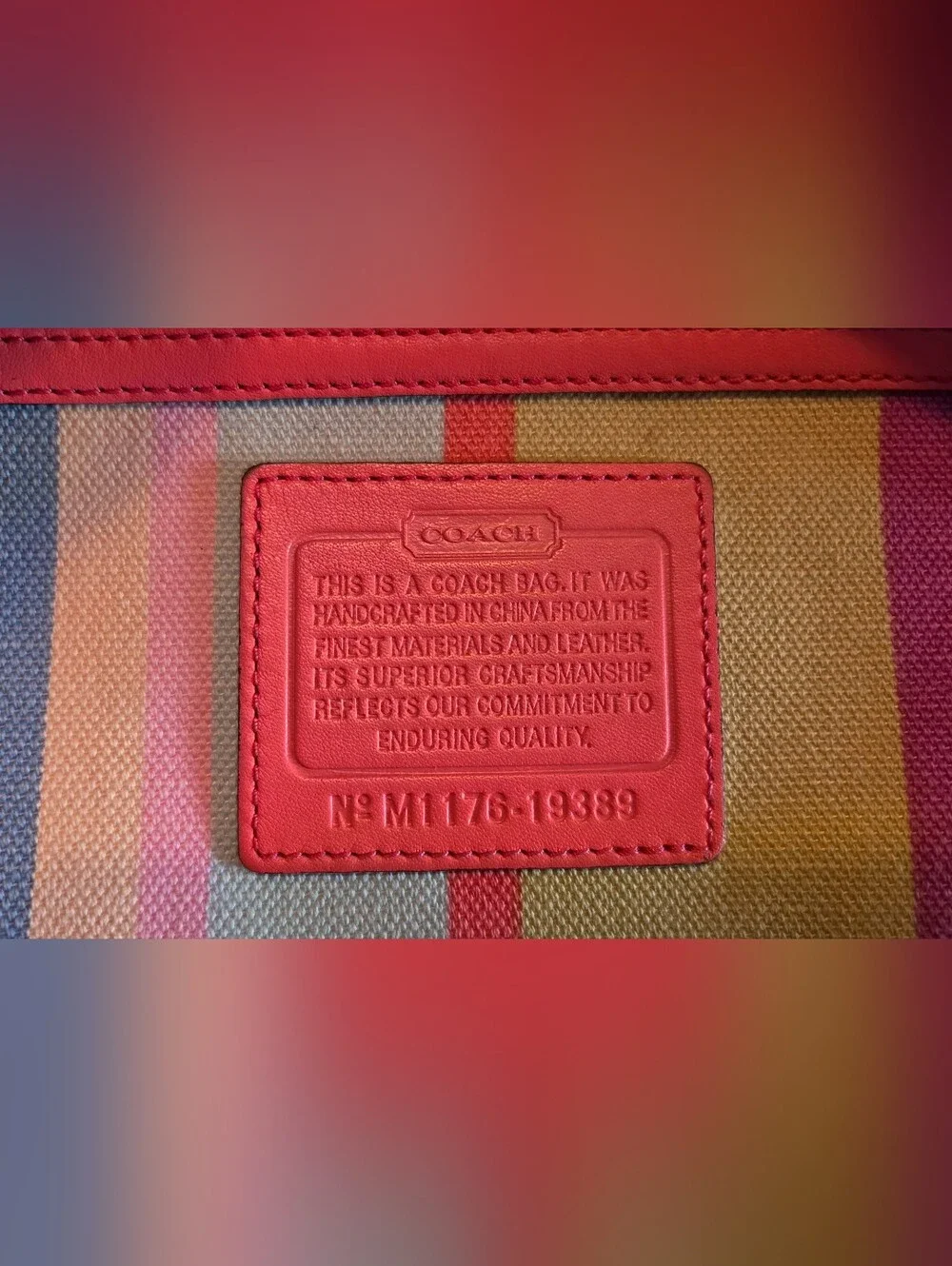 Coach colorful multi